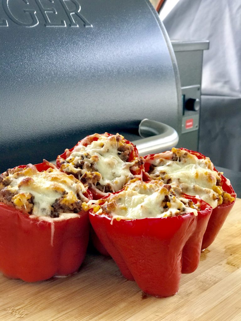 Keto Grilled Stuffed Peppers