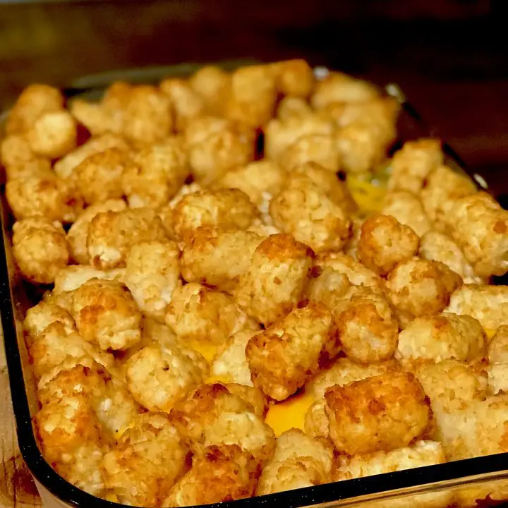 Quick and Easy Tatertot Casserole