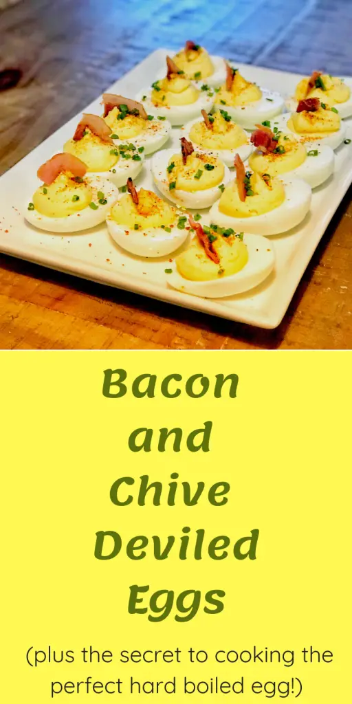 Bacon and Chive Deviled Eggs