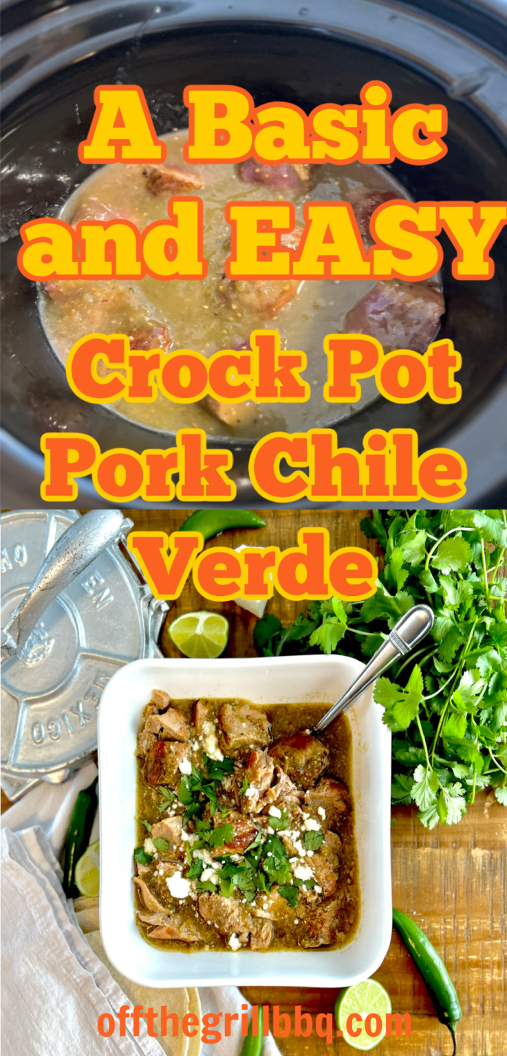 Easy Crock Pot Pork Chile Verde