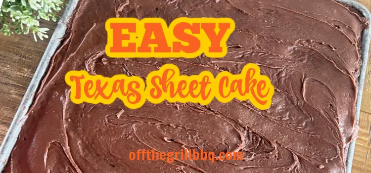 Easy Texas Sheet Cake